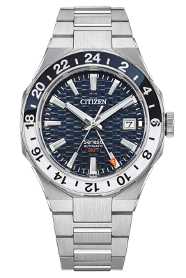 Citizen Series 8 Gmt Heren Horloge Zilverkleurig NB6034-58L