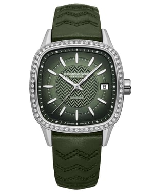 Raymond Weil Freelancer Women's Green Watch 2490-SCS-52051