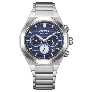Citizen Zenshin Senkei Heren Horloge Zilverkleurig CA4691-59L