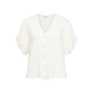 Object objframe 2/4 v-neck re top noos 23048963 cloud dancer