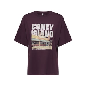 Only onlmila s/s print box jrs 15372177 grape wine mila coney island