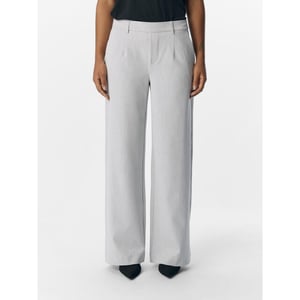 Object objlisa wide pant noos 23037921 light grey melange