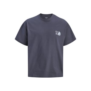 Jack & Jones jormaine back tee ss crew neck sn 12291780 odyssey gray