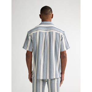 Petrol Industries men shirt short sleeve aop m-1060-sis429 5195 marble blue