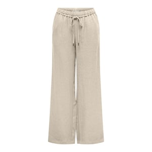Jacqueline de Yong Jdyfinn mw belt wide pant wvn beige