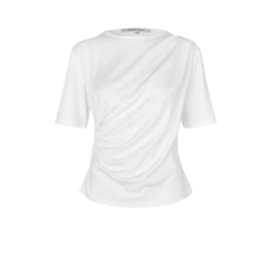 Second Female shirt km ulina drape tee 1001 white