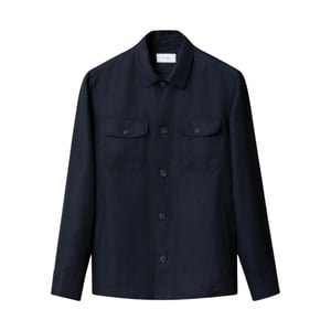 Eton Four pocket linen lyocell shirt jacket overshirts 100014699