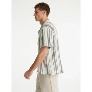 Chasin' 62120011 e83 doby stripe korte mouw overshirt chas