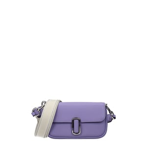 Marc Jacobs Paarse Leren Schoudertas