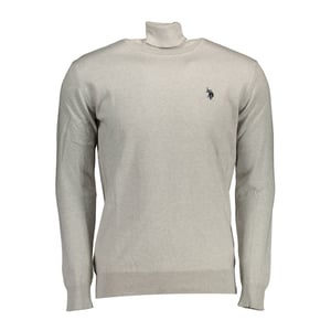 U.S. POLO ASSN. Grå bomulls tröja för män
