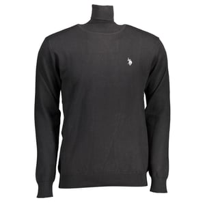 U.S. POLO ASSN. Svart Bomullsmans Turtlenecksweater