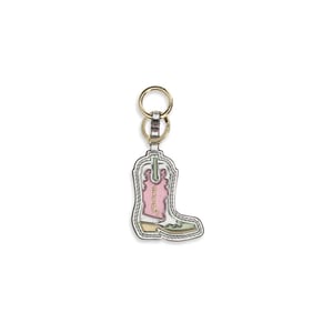 Ganni Silver Polyeten Nyckelring