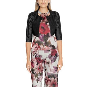 Rinascimento Zwarte Polyethyleen Cardigan