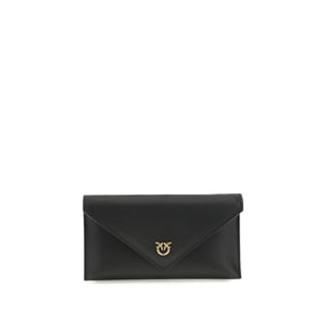 PINKO Svart Kalvskinn Bos Taurus Clutch-väska