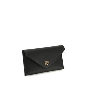 PINKO Svart Kalvskinn Bos Taurus Clutch-väska