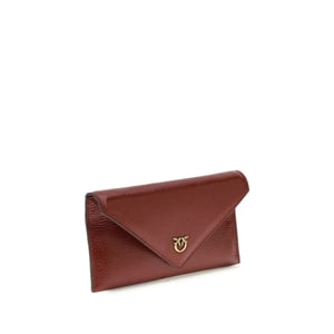 PINKO Bordeaux Kalfsleer Bos Taurus Clutch Tas