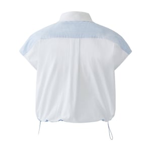 Oui Blouse korte mouw 0097228