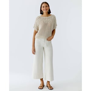 Oui Pullover korte mouw 0097438