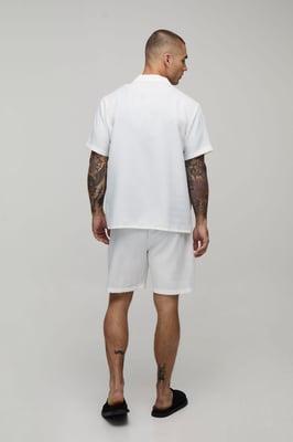 Regular Fit Short Sleeve Shirt and Short Set