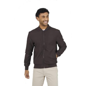 Brave Soul Mens Padded Bomber Jacket Zip Up