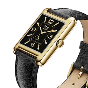 Ice Watch Ice Smart Tk 2.0 - Gold - Black Grain Unisex Horloge Zwart 025286