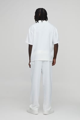 Oversized Short Sleeve Shirt and Trouser Set