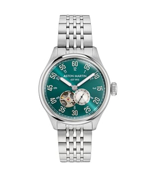 Aston Martin Aml Timeless Ts1 Heren Zilveren Horloge MTTS1F504
