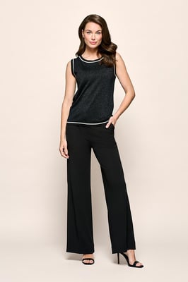 Athena Lurex Top Zwart