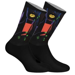 Funny Printed Long Socks for Men and Women