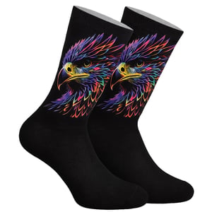 Funny Printed Long Socks for Men and Women