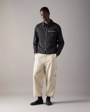 Topflight Overshirt in Black