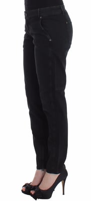 Ermanno Scervino Blauwe Slim Jeans Denim Broek Skinny Pijp Recht