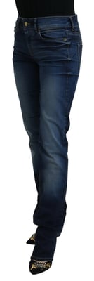 Just Cavalli Blauwe Katoenen Casual Denim Jeans voor Dames
