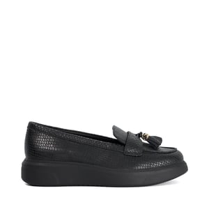 Dune Ladies Glissade - Flatform Tassel Trim Loafers