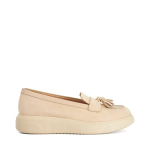 Dune Ladies Glissade - Flatform Tassel Trim Loafers