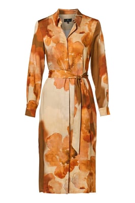 Bowie Print Jurk Oranje / Multi