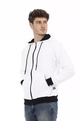 Baldinini Trend Vit Bomull Herrtröja
