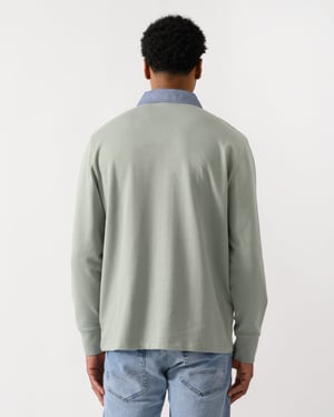 Mens Regular Chambray Heavy Rugger Regular Heavy Rugger in Sage Green