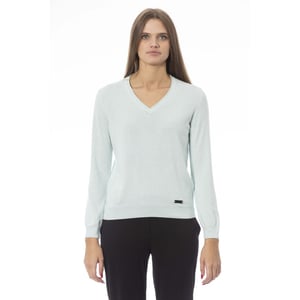 Baldinini Trend Ljusblå Cashmere Damer Tröja