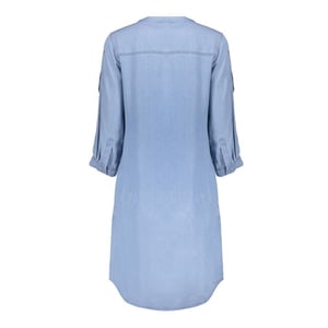 Geisha Jurk jet-bleached denim