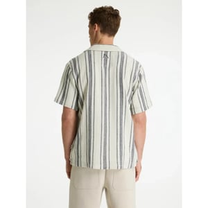 Chasin' 62120011 e83 doby stripe korte mouw overshirt chas