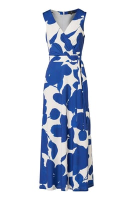 Reggy Print Jurk Navy / Off White