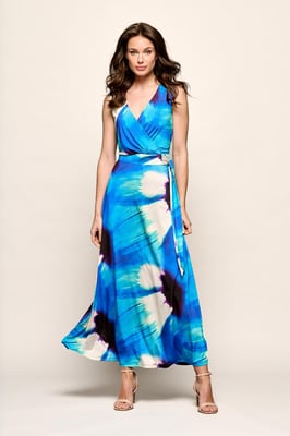Reggy Print Jurk Blauw / Multi