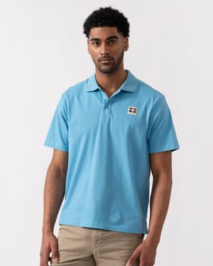 Polo Shirt in Light Blue