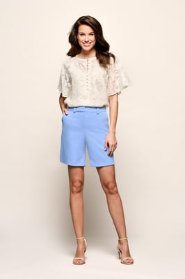 Taryn Shorts Licht Blauw