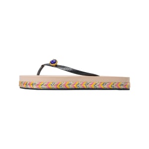 Raffia Switch Flip Flop zand