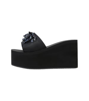 Zwarte Amazon sandalen/slippers zwart