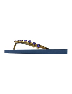 Little Blue Star Flip Flop Marineblauw