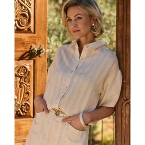 Nukus Blouse korte mouw nks02118 leia