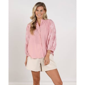 Nukus Nks02176 30 lynn blouse embroidery blush